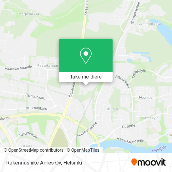 Rakennusliike Anres Oy map