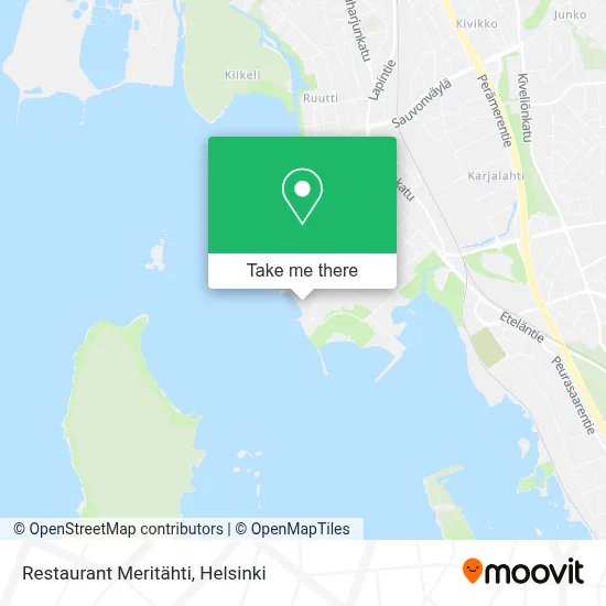 Restaurant Meritähti map