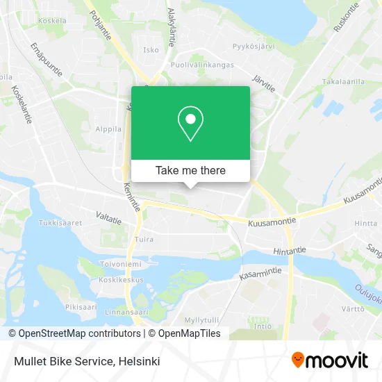Mullet Bike Service map