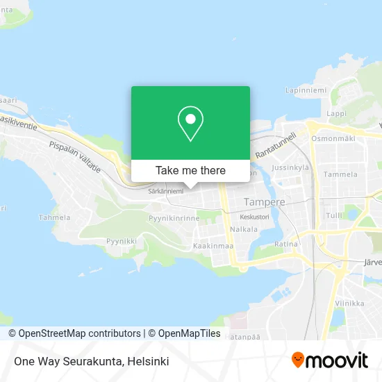 One Way Seurakunta map