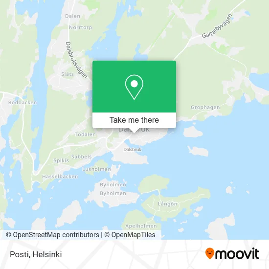 Posti map