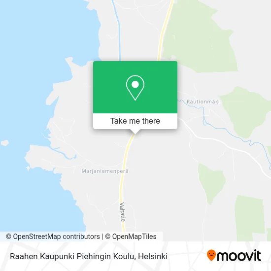 Raahen Kaupunki Piehingin Koulu map