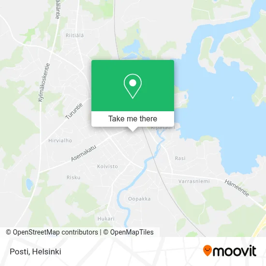 Posti map