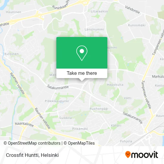 Crossfit Huntti map