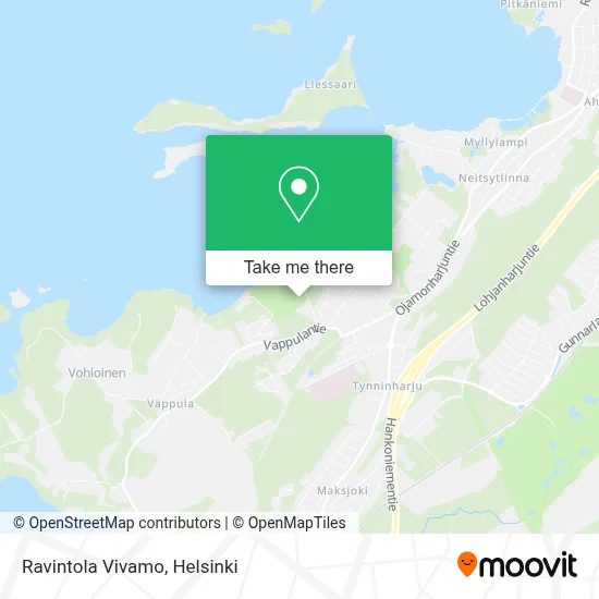 Ravintola Vivamo map