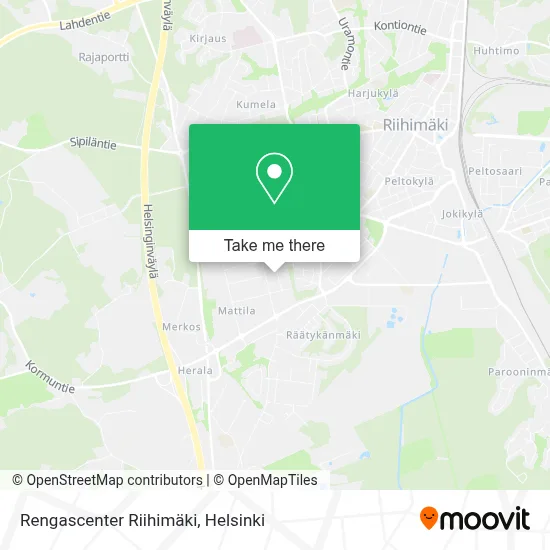 Rengascenter Riihimäki map