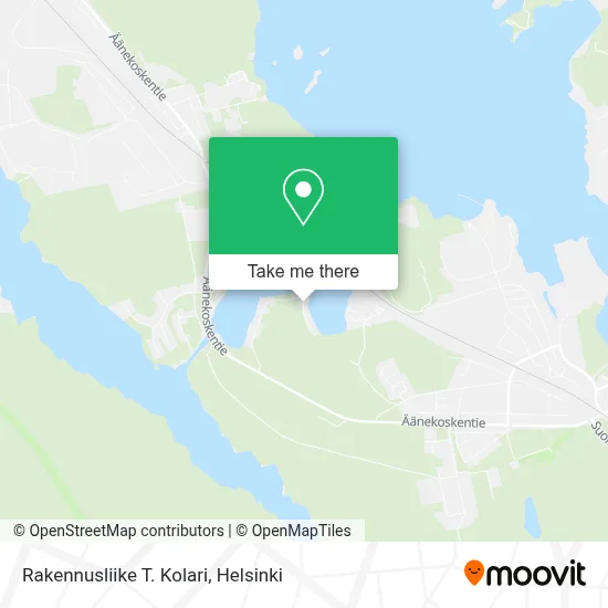 Rakennusliike T. Kolari map