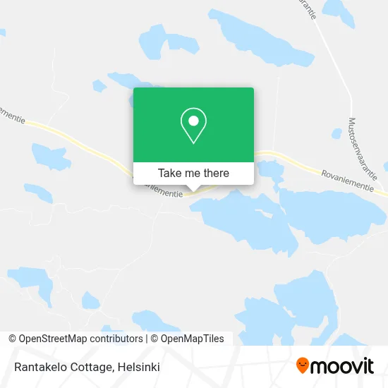 Rantakelo Cottage map