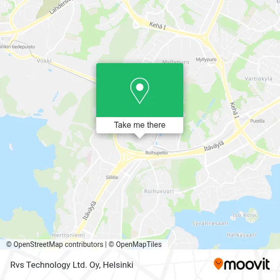 Rvs Technology Ltd. Oy map
