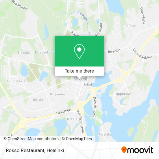 Rosso Restaurant map