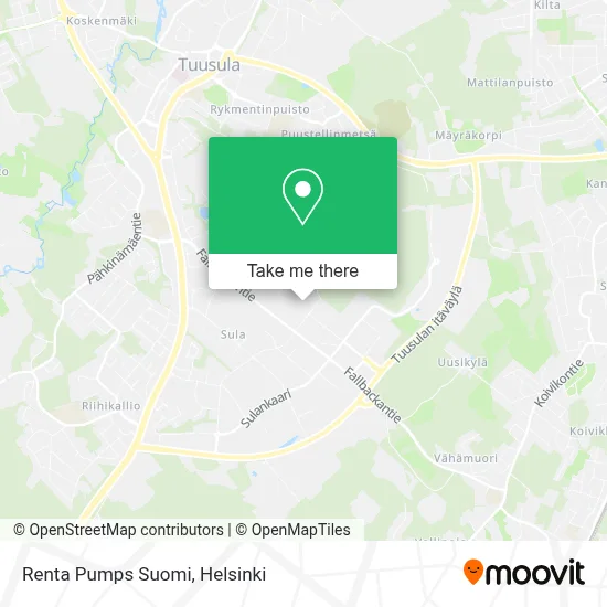 Renta Pumps Suomi map