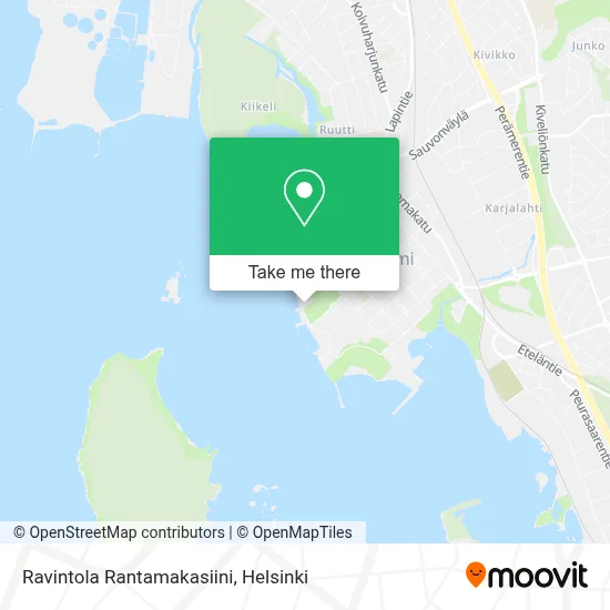 Ravintola Rantamakasiini map