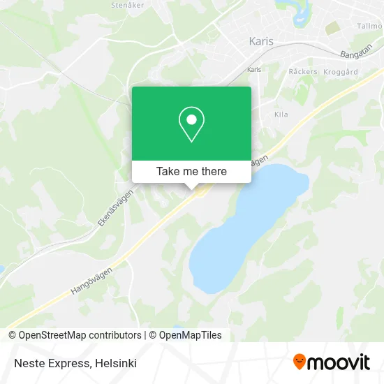 Neste Express map