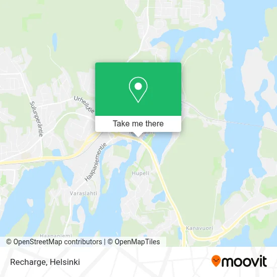 Recharge map