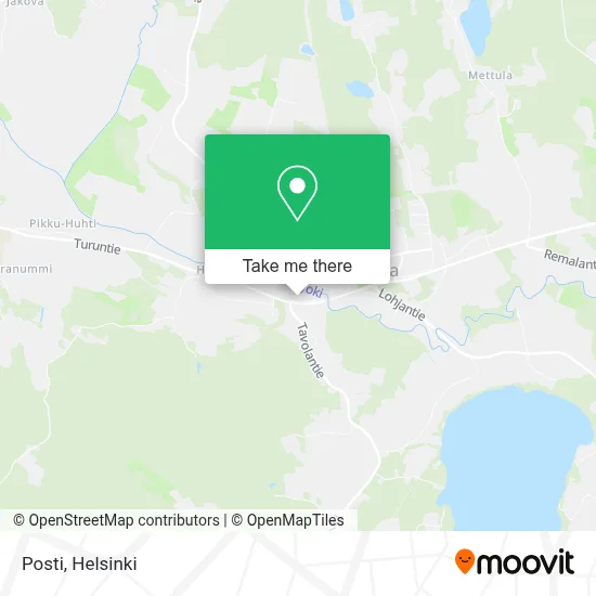 Posti map