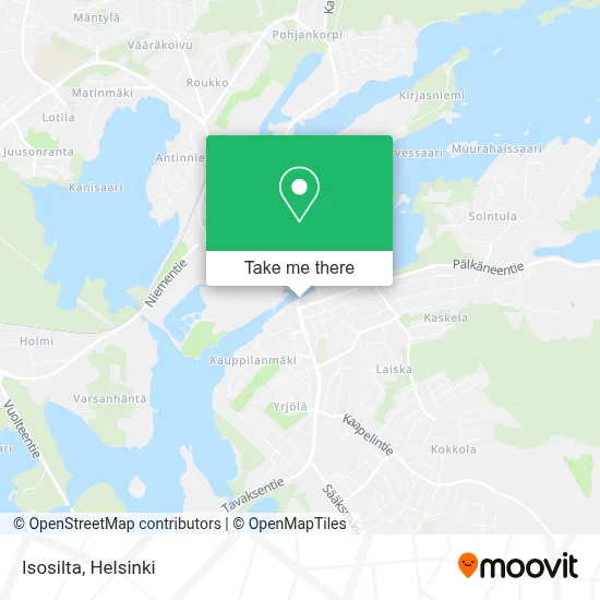 Isosilta map