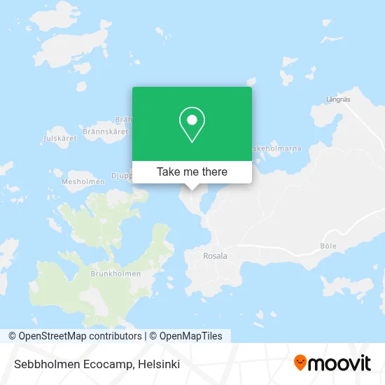 Sebbholmen Ecocamp map