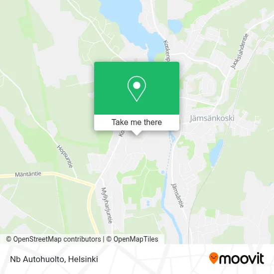 Nb Autohuolto map