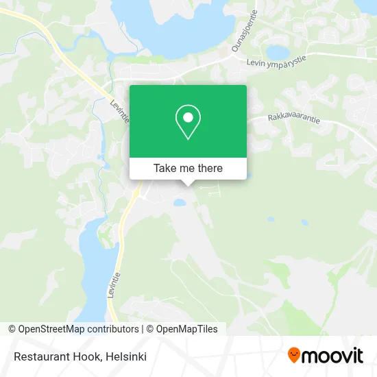 Restaurant Hook map