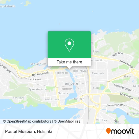Postal Museum map