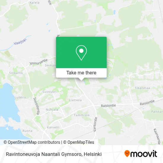 Ravintoneuvoja Naantali Gymsoro map