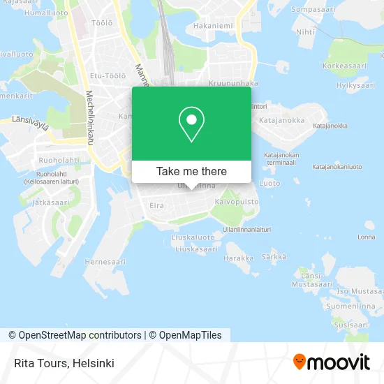 Rita Tours map
