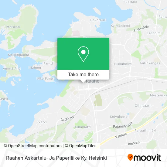 Raahen Askartelu- Ja Paperiliike Ky map
