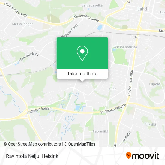 Ravintola Keiju map