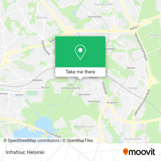 Infrafour map