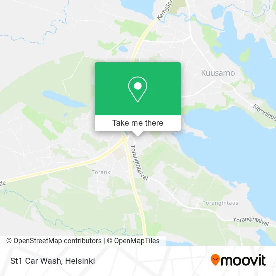 St1 Car Wash map