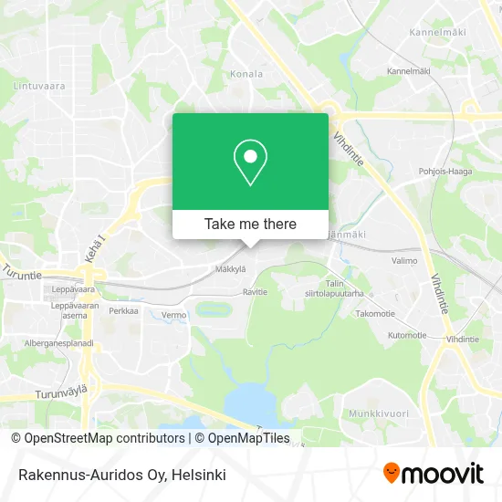 Rakennus-Auridos Oy map