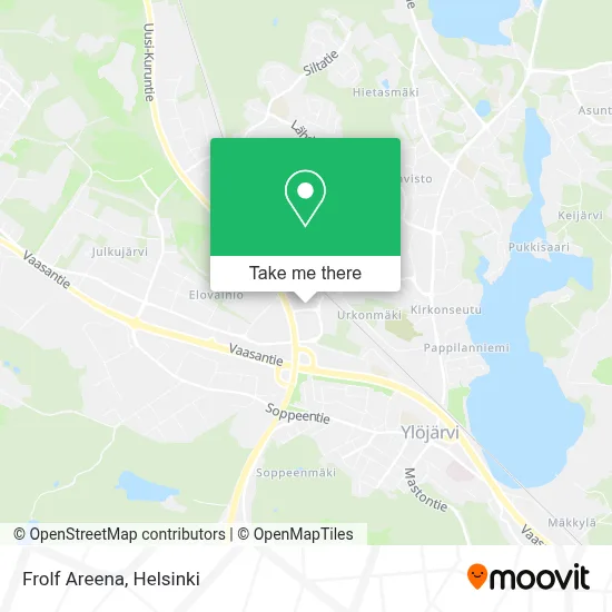 Frolf Areena map