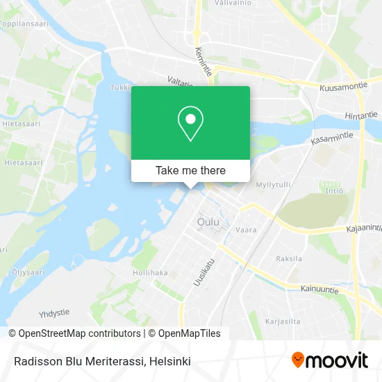 Radisson Blu Meriterassi map