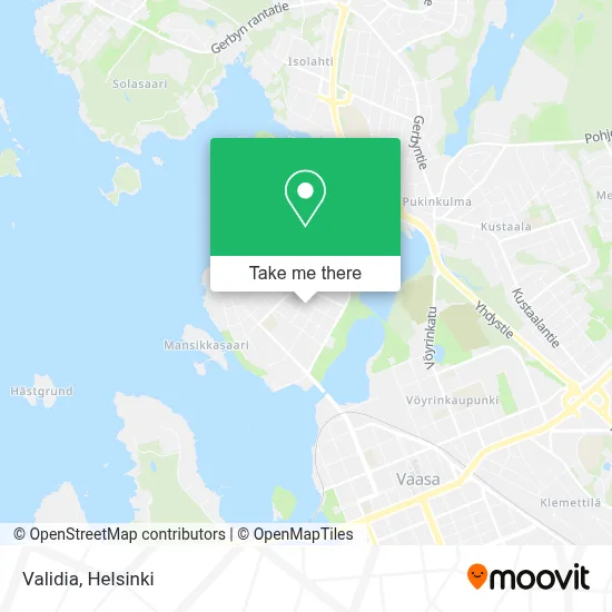 Validia map