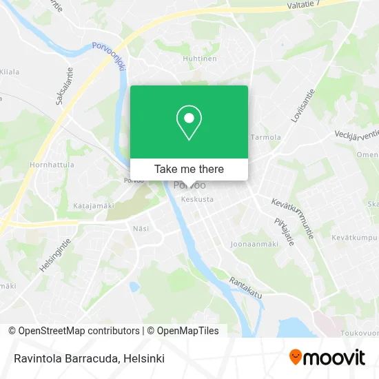 Ravintola Barracuda map