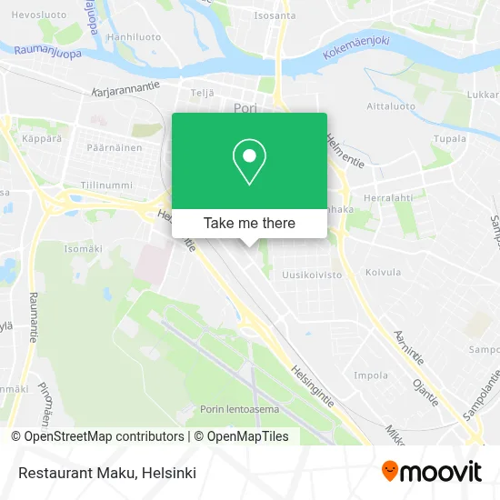 Restaurant Maku map