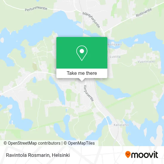 Ravintola Rosmarin map
