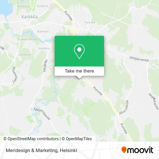 Meridesign & Marketing map