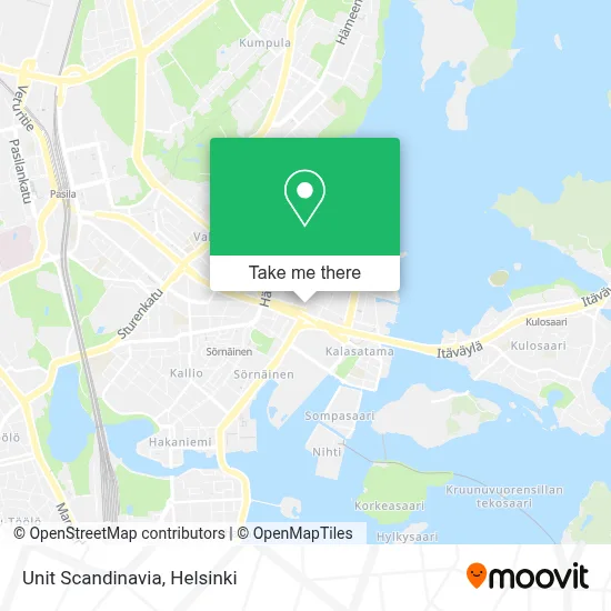 Unit Scandinavia map