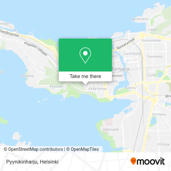Pyynikinharju map