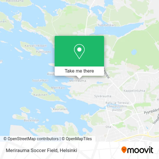 Merirauma Soccer Field map