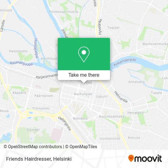 Friends Hairdresser map