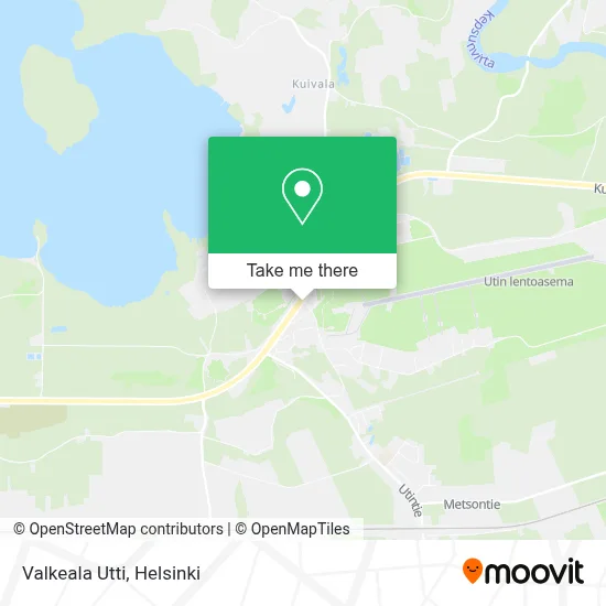 Valkeala Utti map