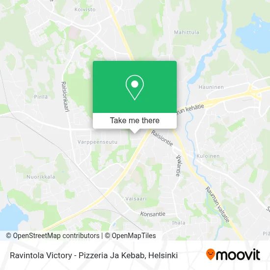Ravintola Victory - Pizzeria Ja Kebab map