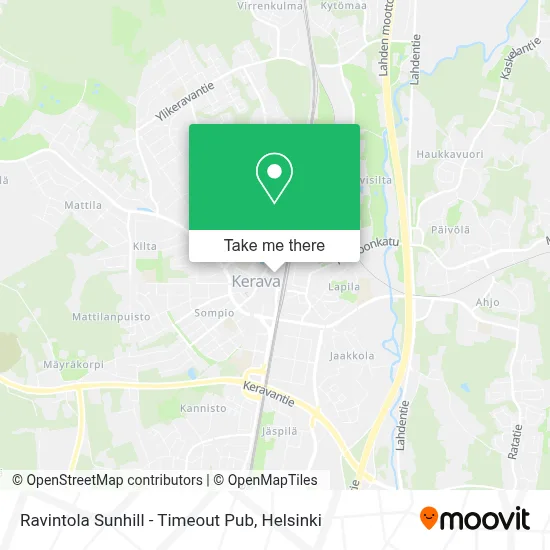 Ravintola Sunhill - Timeout Pub map
