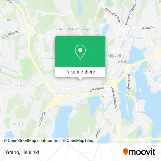 Grano map
