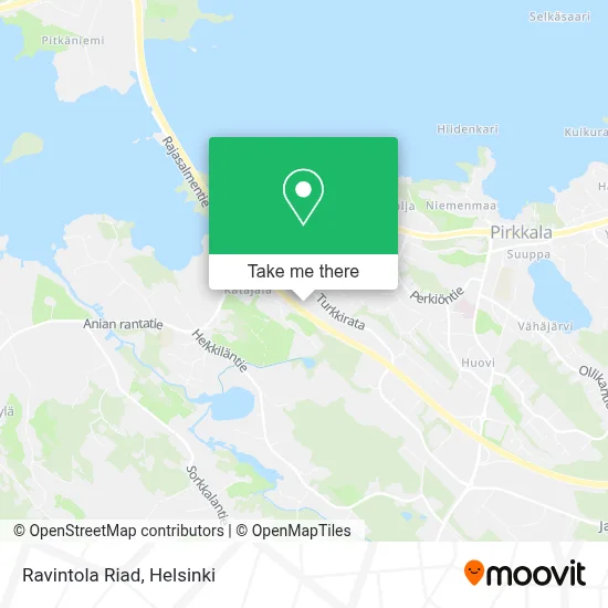 Ravintola Riad map