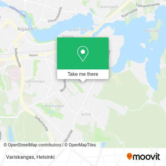 Variskangas map