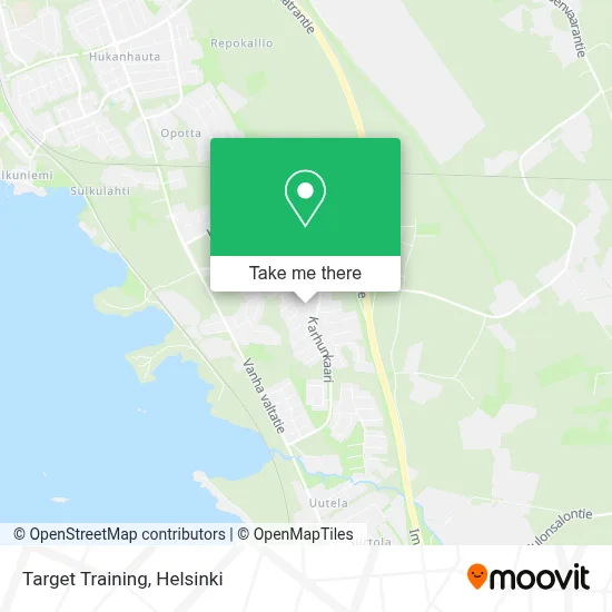 Target Training map