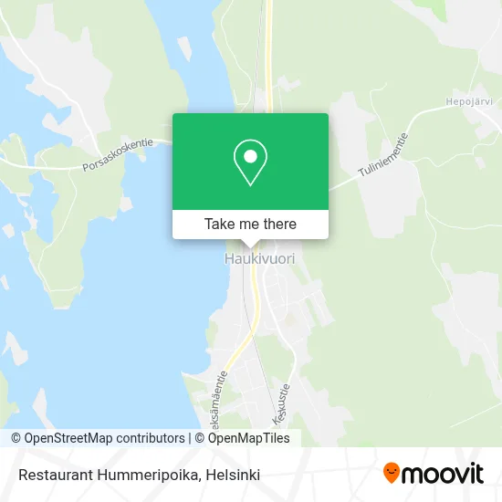 Restaurant Hummeripoika map